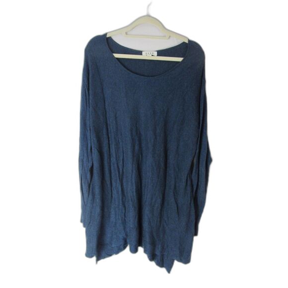 ELLE Sweaters - ELLE Blue Bow-Back Sweater – Size XXL